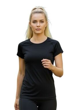 Lululemon Swiftly Tech top Lululemon Short Sleeve, Color Black, Size 10